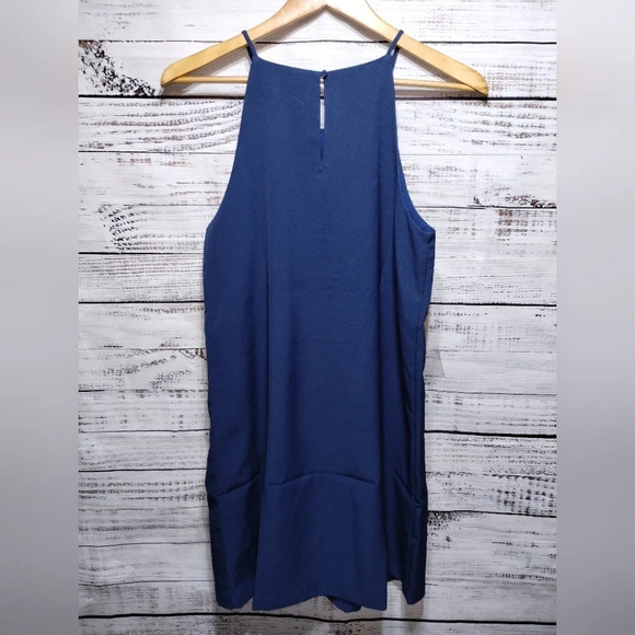 Skies are Blue Grommet Lace Up Dress in Blue size Medium NEW Sundress Beach - Picture 7 of 8